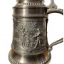 Пивная кружка, оловянная Музыканты, SKS. Германия