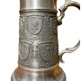 Кружка пивная, оловянная Герб. Германия