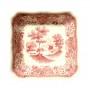  Салатник квадратный Villeroy Boch, Burgenland, красный (большой). Германия