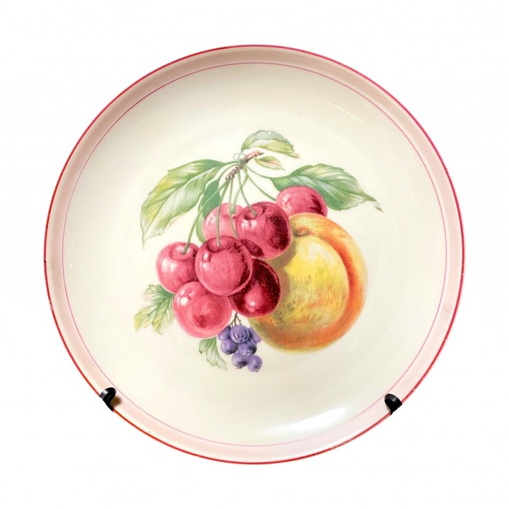 Декоративная тарелка Фрукты, Персик вишня, Rosenthal. Германия