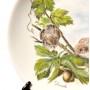Декоративная тарелка Воробьи на ветке, Johann Seltmann. Германия