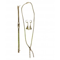 Набор браслет, серьги, колье, серебро 835 проба. Германия