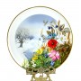 Декоративная тарелка Январь, горные цветы, Rosenthal. Германия