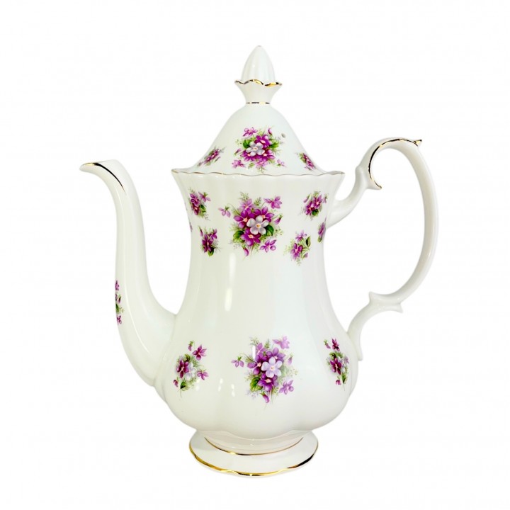 Чайник, кофейник Фиалки, Royal Albert. Англия