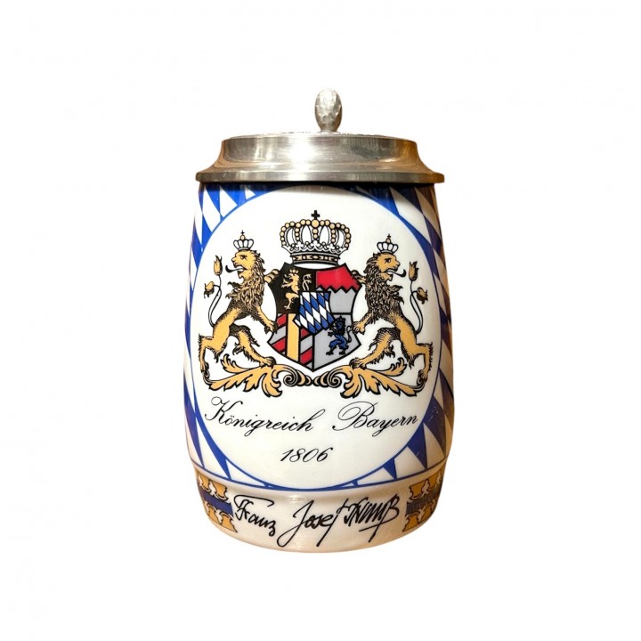Пивная кружка с крышкой Герб, Studio Wagner. Германия