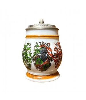 Пивная кружка с крышкой BMF. Германия