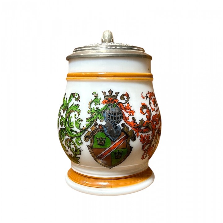 Пивная кружка с крышкой BMF. Германия