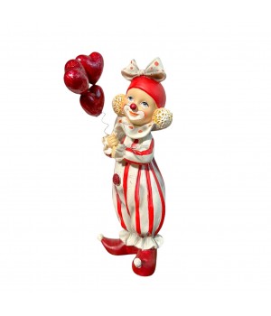  Статуэтка Клоун с сердечками Gilde Clowns. Германия