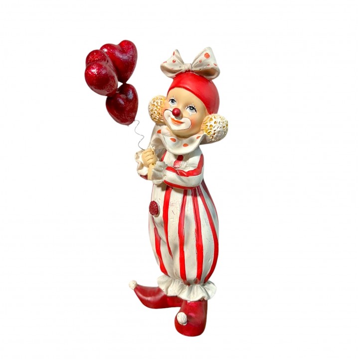  Статуэтка Клоун с сердечками Gilde Clowns. Германия