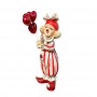  Статуэтка Клоун с сердечками Gilde Clowns. Германия