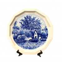 Декоративная тарелка Домик в деревне, Rosenthal. Германия