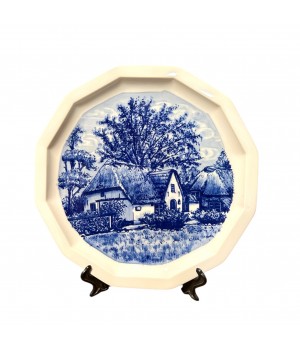 Декоративная тарелка Домик в деревне, Rosenthal. Германия