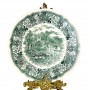 Блюдо круглое, большое Villeroy Boch, Burgenland, зеленая посуда. Германия