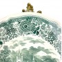 Блюдо круглое, большое Villeroy Boch, Burgenland, зеленая посуда. Германия