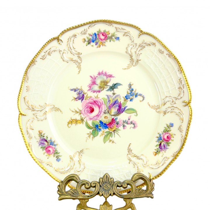 Тарелка пирожковая Rosenthal, Sanssousi Ivory. Германия