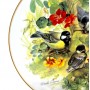 Декоративная тарелка Экскурсия синичек, Hutschenreuther, Ursula Band. Германия