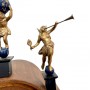 Часы настенные Wuba Zaanse Clock, механические, лунный календарь (14). Голландия