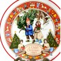 Декоративная тарелка Рождество 1980 год, Wedgwood. Англия