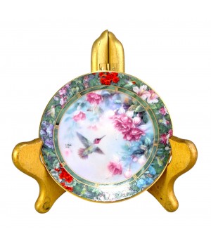 Декоративная тарелка Птицы Колибри Анны, George, Lena Liu. США