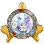 Декоративная тарелка Птицы Фиолетовая Колибри, George, Lena Liu. США