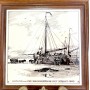Изразец керамический Корабль. Голландия