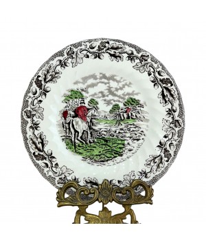 Пирожковая тарелка Myotts Country Life, Охота. Англия