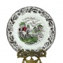 Пирожковая тарелка Myotts Country Life, Охота. Англия