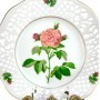  Чайное трио №11 Rosa Alba Regalis, Schumann Arzberg, прорезной фарфор. Германия