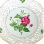Вазочка, конфетница на ножке Rosa Indica, Schumann Arzberg, фарфор. Германия