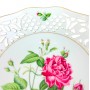 Вазочка, конфетница на ножке Rosa Indica, Schumann Arzberg, фарфор. Германия