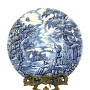 Тарелки пирожковые Myotts Country Life, Сельская жизнь, Охота, синий. Англия
