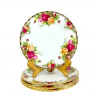 Тарелки пирожковые Old Country Roses, Royal Albert. Англия