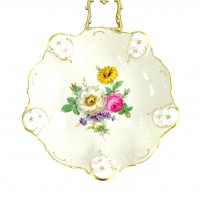 Блюдо глубокое на ножках, фарфор, Rosenthal&Kronach, Moliere. Германия
