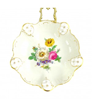 Блюдо глубокое на ножках, фарфор, Rosenthal&Kronach, Moliere. Германия