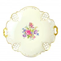 Блюдо с ручками, фарфор, Rosenthal&Elfenbein, Moliere. Германия