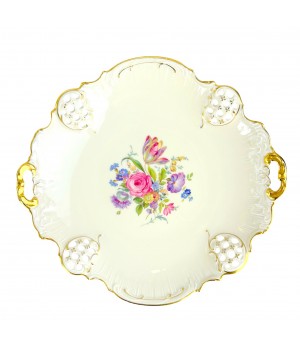 Блюдо с ручками, фарфор, Rosenthal&Elfenbein, Moliere. Германия