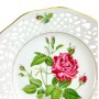Декоративная тарелка №1 Rosa Indica, Schumann Arzberg, прорезной фарфор. Германия