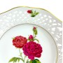 Декоративная тарелка №8 Rosa Gallica Bordo, Schumann Arzberg, прорезной фарфор. Германия