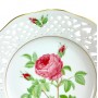  Декоративная тарелка № 3 Rosa Centifolia Burgundiaca, Schumann Arzberg, прорезной фарфор. Германия