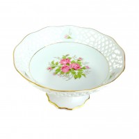 Вазочка, конфетница на ножке Rosa,  Arabella, фарфор. Германия