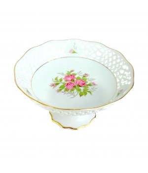 Вазочка, конфетница на ножке Rosa,  Arabella, фарфор. Германия