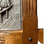 Панно, картина барельеф Игра на лютне, олово, BMF. Германия