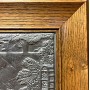  Панно, картина барельеф Любитель кактусов, олово, BMF. Германия