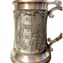 Кружка пивная, оловянная Почтальон, BMF. Германия