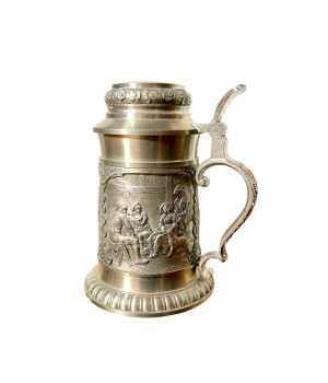 Кружка пивная, оловянная У охотника, BMF. Германия