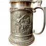 Кружка пивная, оловянная Игра на лютне, WMF. Германия