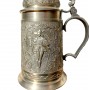 Кружка пивная, оловянная Рыцарь, BMF. Германия