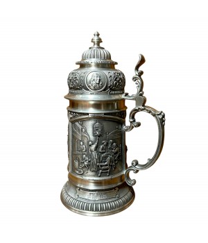 Кружка пивная, оловянная Ночной дозор, WMF. Германия