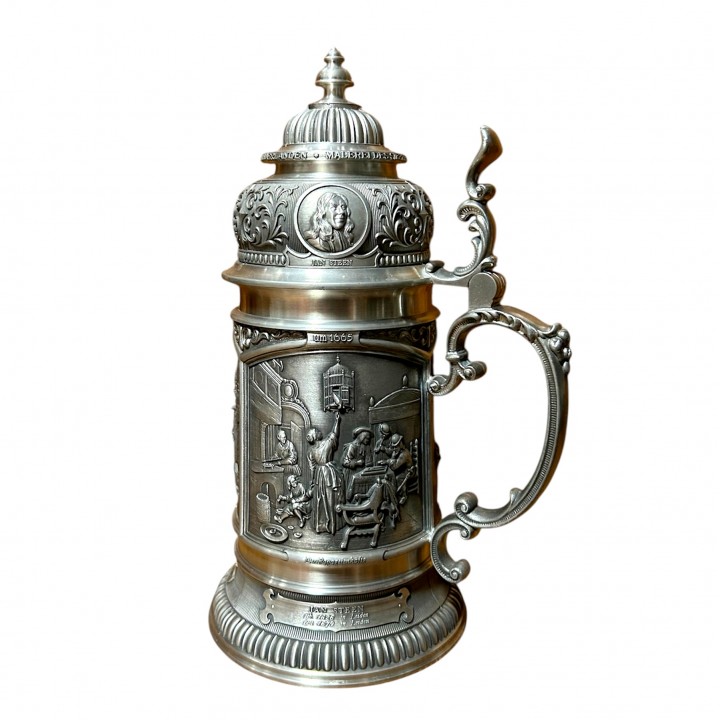 Кружка пивная, оловянная Ночной дозор, WMF. Германия