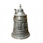 Кружка пивная, оловянная Сотворение мира, Etain Pewter Tin. Германия